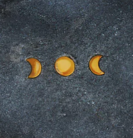 Indukala Assorted Moon Phase Coasters/Display Discs