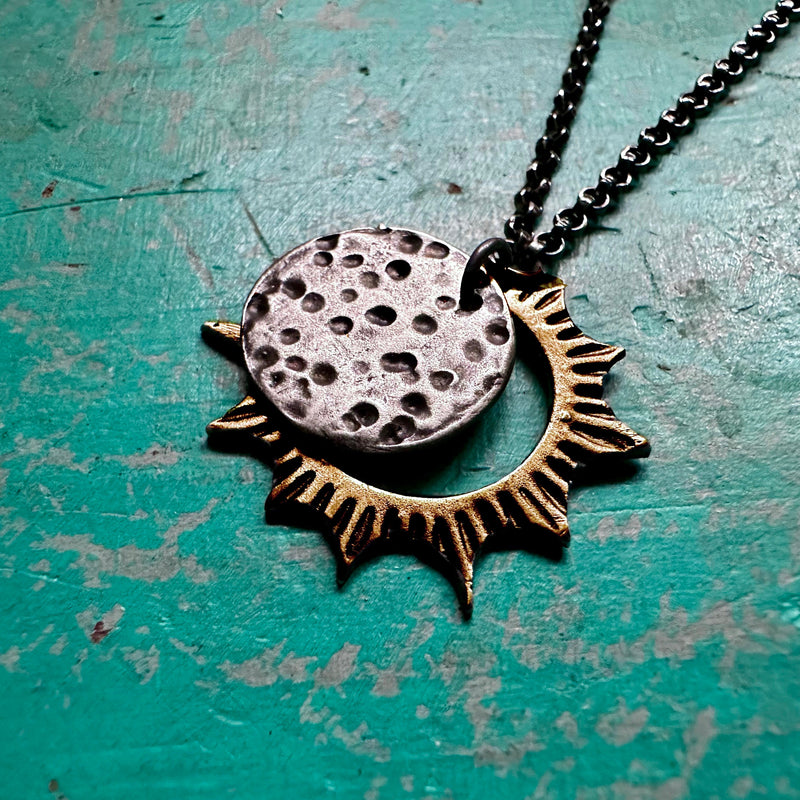 Eclipse Pendant Necklace – jenkahnjewelry - Main Image