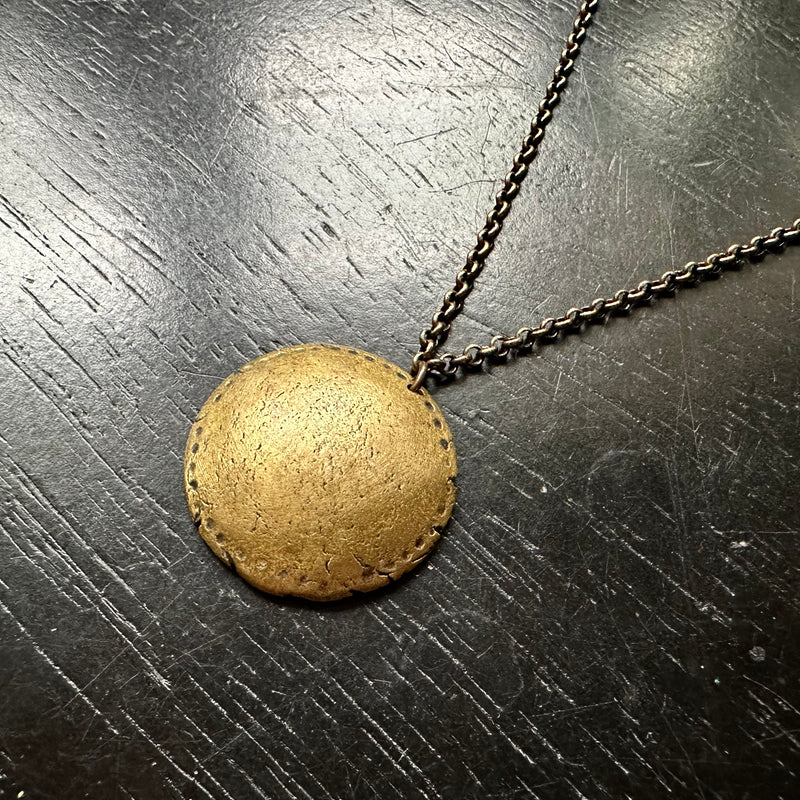 Altar Bowl Necklace - Brass