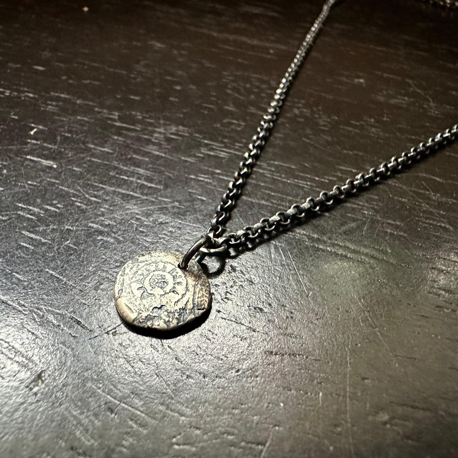 Silver Rage Against the Dying of the Light Necklace – jenkahnjewelry