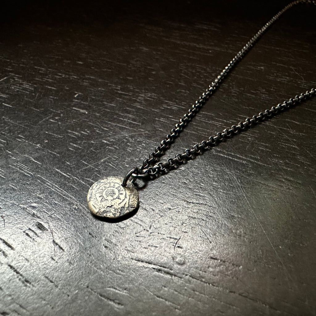Silver Rage Against the Dying of the Light Necklace – jenkahnjewelry
