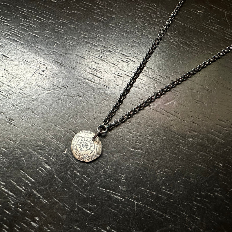 Silver Rage Against the Dying of the Light Necklace – jenkahnjewelry