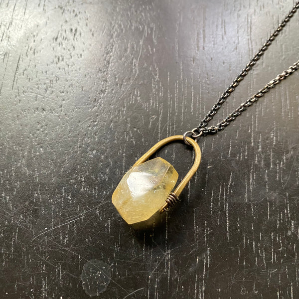 CITRINE Taliswoman Necklace OOAK #1