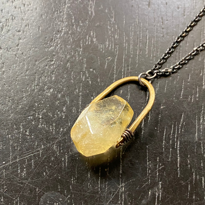 CITRINE Taliswoman Necklace OOAK #1