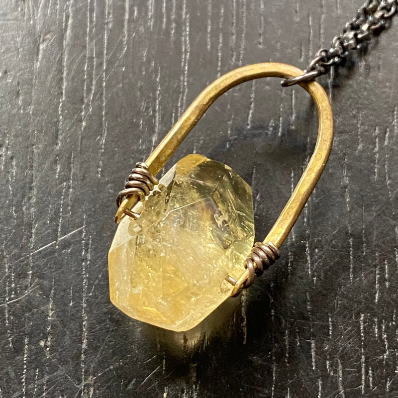 CITRINE Taliswoman Necklace OOAK #1