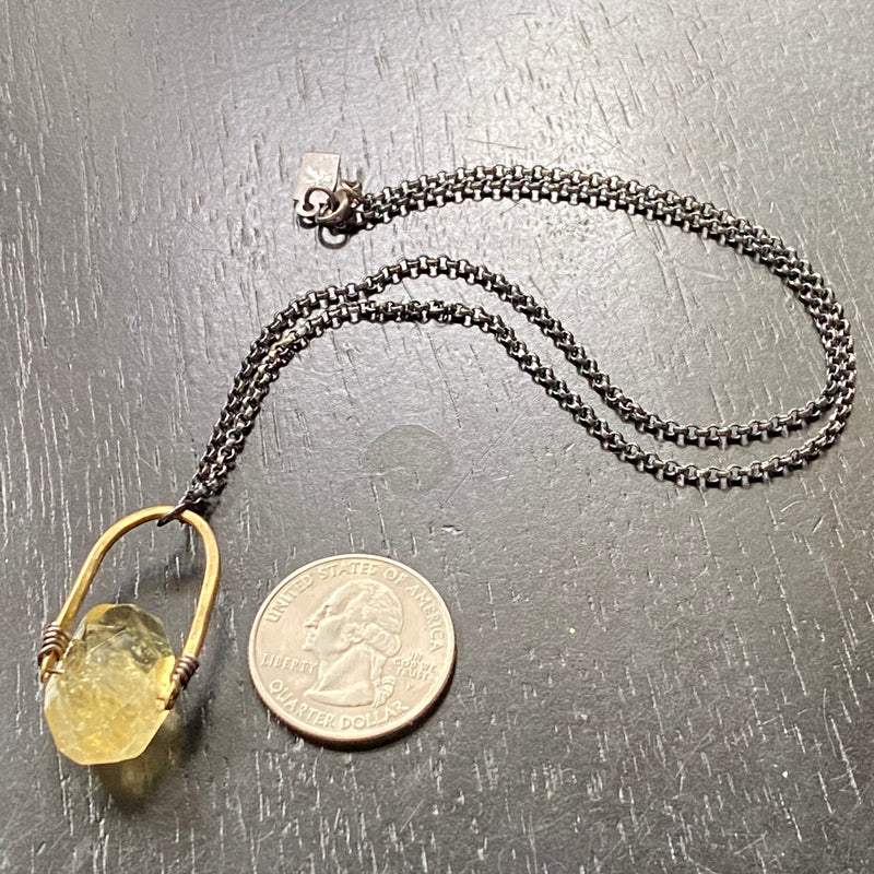 CITRINE Taliswoman Necklace OOAK #1