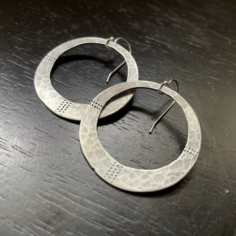 Orijen's Divine Circle Medallion Earrings