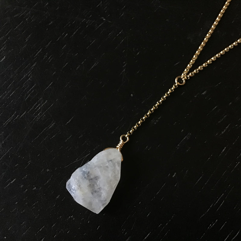 Rainbow Moonstone Necklace - Zodiac Necklace Gift - Shop Online – Moon  Lotus Rising