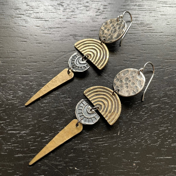 Handmade clearance metal earrings