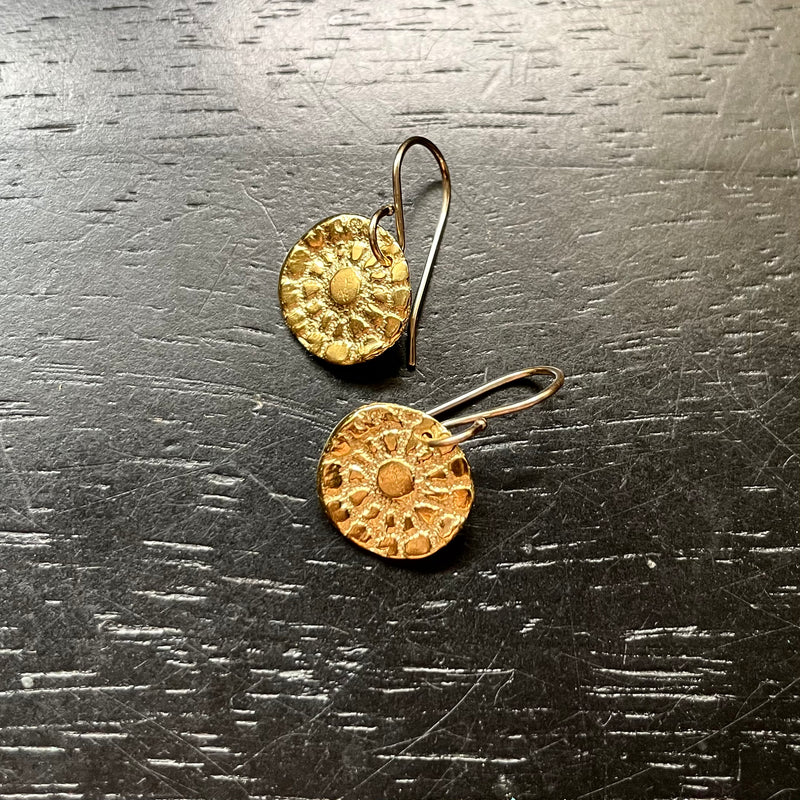 Orijen's Tiny Gold Floral Earrings