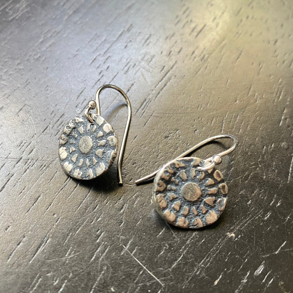 Orijen's Tiny Silver Floral Earrings