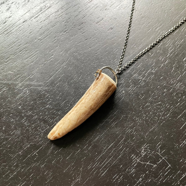 Deer Antler Tip Taliswoman Necklace #6