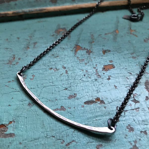 "One Rung" Necklace: 2 Metal Options