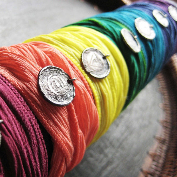 3 Chakra Wraps Sterling Silver - You Choose Which 3!