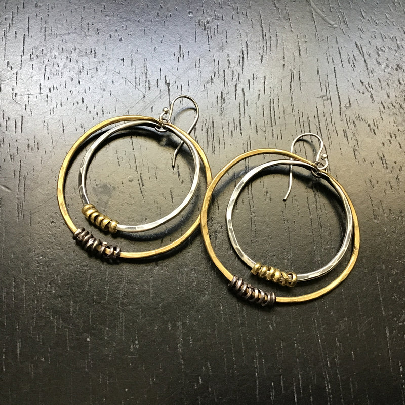 Medium Double Hoop Earrings