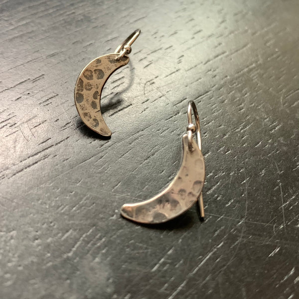 Tiny Moon Earrings