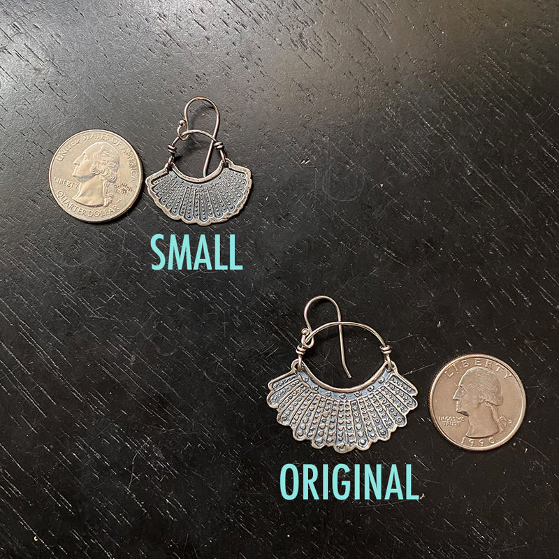 Dissent Earrings - Sterling Silver